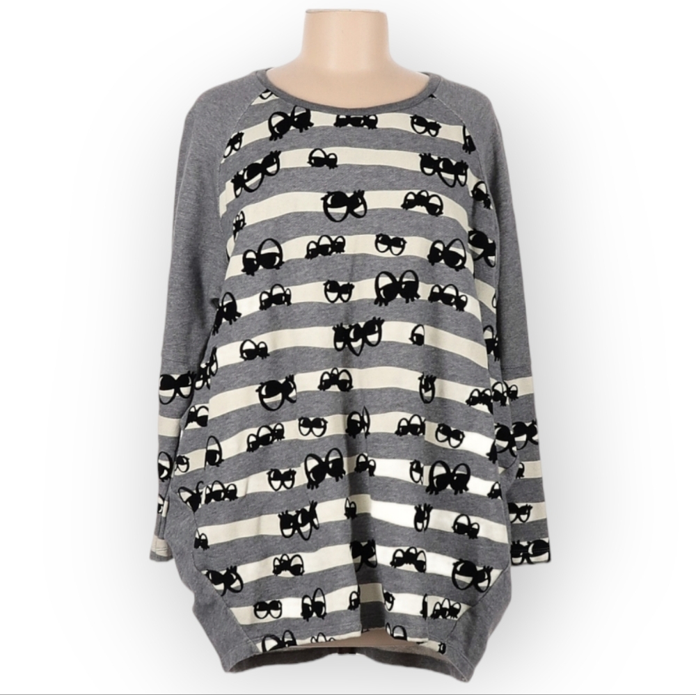 B+ab Striped Relaxed Fit Sweatshirt Size EU38